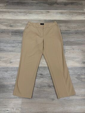 Investments Tailored Straight-Leg Trousers in Beige
